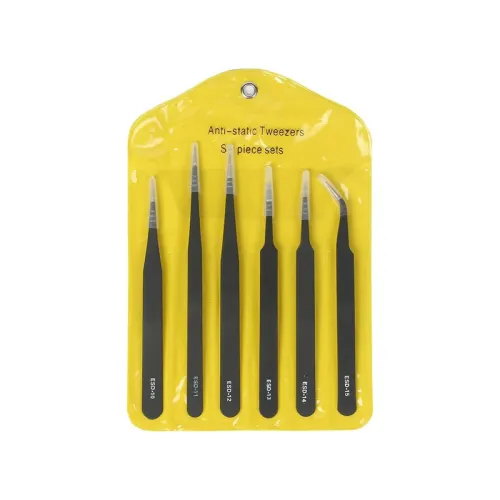 6 in 1 ESD Anti-Static tweezer Kit - DY109