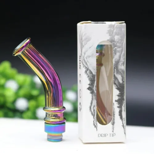 510 Rainbow Curving Glass Drip Tip - AS355