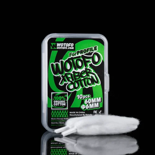 Wotofo Profile Xfiber Cotton 60mm  Φ6mm 10pcs - CT016