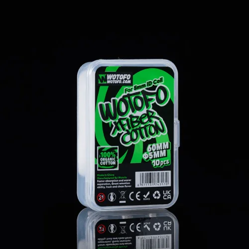 Wotofo Profile Xfiber Cotton 60mm  Φ5mm 10pcs - CT018