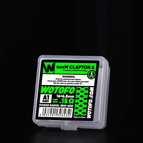 Wotofo nexMESH Clapton S 0.15ohm 5pcs - DY124