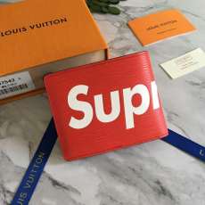 シュプリーム財布コピー LOUIS VUITTON supreme 2018新作 二つ折財布 M60339