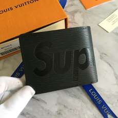 シュプリーム財布コピー LOUIS VUITTON supreme 2018新作 二つ折財布 M60339