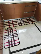 バーバリー マット BURBERRY 2点セット 玄関マット キッチンマット トイレマット バスマット bur190909p50