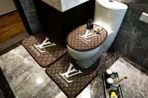 ルイヴィトン マット LOUIS VUITTON 3点セット 玄関マット トイレマット バスマット lv190911p45