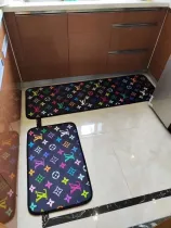 ルイヴィトン マット LOUIS VUITTON 2点セット 玄関マット キッチンマット トイレマット バスマット lv200521p50