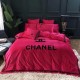 シャネル 寝具 CHANEL 2021秋冬新作 洋式 布団カバー ベッドシート 枕カバー 4点セット ch201222p22-4