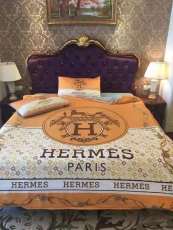 エルメス 寝具 HERMES 2021秋冬新作 洋式 布団カバー ベッドシート 枕カバー 4点セット he201222p12