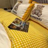 バーバリー 寝具 BURBERRY 2021秋冬新作 洋式 布団カバー ベッドシート 枕カバー 4点セット bur201222p14