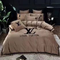 ルイヴィトン 寝具 LOUIS VUITTON 2021秋冬新作 洋式 布団カバー ベッドシート 枕カバー 4点セット lv201222p22-1