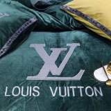 ルイヴィトン 寝具 LOUIS VUITTON 2021秋冬新作 洋式 布団カバー ベッドシート 枕カバー 4点セット lv201222p22-5