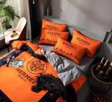 エルメス 寝具 HERMES 2021新作 洋式 布団カバー ベッドシート 枕カバー 4点セット he210220p15-3