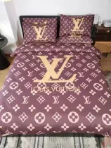 ルイヴィトン 寝具 LOUIS VUITTON 2021新作 洋式 布団カバー ベッドシート 枕カバー 4点セット lv210220p10-3