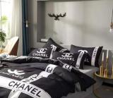 シャネル 寝具 CHANEL 2021新作 洋式 布団カバー ベッドシート 枕カバー 4点セット ch210220p15-5