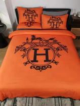 エルメス 寝具 HERMES 2021新作 洋式 布団カバー ベッドシート 枕カバー 4点セット he210220p10-1