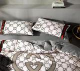 グッチ 寝具 GUCCI 2021新作 洋式 布団カバー ベッドシート 枕カバー 4点セット gc210220p15-4