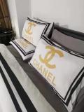 シャネル 寝具 CHANEL 2021新作 洋式 布団カバー ベッドシート 枕カバー 4点セット ch210220p10-3