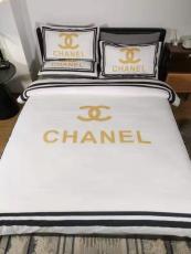 シャネル 寝具 CHANEL 2021新作 洋式 布団カバー ベッドシート 枕カバー 4点セット ch210220p10-3