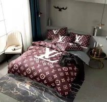 ルイヴィトン 寝具 LOUIS VUITTON 2021新作 洋式 布団カバー ベッドシート 枕カバー 4点セット lv210220p15-1