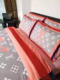 ルイヴィトン 寝具 LOUIS VUITTON 2021新作 洋式 布団カバー ベッドシート 枕カバー 4点セット lv210220p10-2