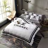 シャネル 寝具 CHANEL 2021新作 洋式 布団カバー ベッドシート 枕カバー 4点セット ch210220p15-4