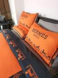 エルメス 寝具 HERMES 2021新作 洋式 布団カバー ベッドシート 枕カバー 4点セット he210220p10-2
