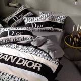 ディオール 寝具 DIOR 2021新作 洋式 布団カバー ベッドシート 枕カバー 4点セット dr210120p15
