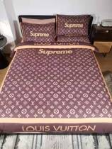 ルイヴィトン 寝具 LOUIS VUITTON 2021新作 洋式 布団カバー ベッドシート 枕カバー 4点セット lv210220p10-5