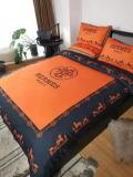 エルメス 寝具 HERMES 2021新作 洋式 布団カバー ベッドシート 枕カバー 4点セット he210220p10-2