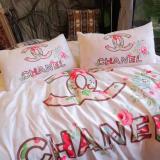 シャネル 寝具 CHANEL 2021春夏新作 洋式 布団カバー ベッドシート 枕カバー 4点セット ch210302p14-3