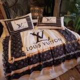 ルイヴィトン 寝具 LOUIS VUITTON 2021春夏新作 洋式 布団カバー ベッドシート 枕カバー 4点セット lv210302p14-1