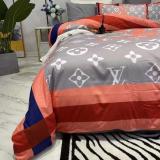 ルイヴィトン 寝具 LOUIS VUITTON 2021新作 洋式 布団カバー ベッドシート 枕カバー 4点セット lv210302p15