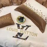ルイヴィトン 寝具 LOUIS VUITTON 2021新作 洋式 布団カバー ベッドシート 枕カバー 4点セット lv210303p39