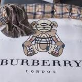 バーバリー 寝具 BURBERRY 2021春夏新作 洋式 布団カバー ベッドシート 枕カバー 4点セット bur210303p10