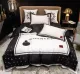 ジバンシー 寝具 GIVENCHY 2021春夏新作 洋式 布団カバー ベッドシート 枕カバー 4点セット gv210401p36