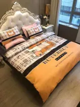 バーバリー 寝具 BURBERRY 2021春夏新作 洋式 布団カバー ベッドシート 枕カバー 4点セット bur210401p15