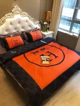 エルメス 寝具 HERMES 2021春夏新作 洋式 布団カバー ベッドシート 枕カバー 4点セット he210401p15-1