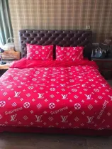 ルイヴィトン 寝具 LOUIS VUITTON 2021春夏新作 洋式 布団カバー ベッドシート 枕カバー 4点セット lv210401p16-1