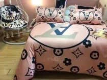 ルイヴィトン 寝具 LOUIS VUITTON 2021春夏新作 洋式 布団カバー ベッドシート 枕カバー 4点セット lv210401p14-2