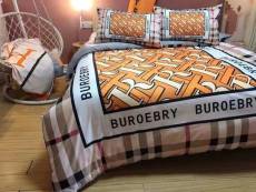バーバリー 寝具 BURBERRY 2021春夏新作 洋式 布団カバー ベッドシート 枕カバー 4点セット bur210401p14