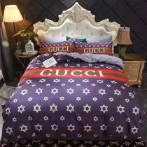 グッチ 寝具 GUCCI 2021春夏新作 洋式 布団カバー ベッドシート 枕カバー 4点セット gc210401p10-5