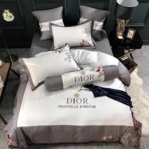 ディオール 寝具 DIOR 2021新作 洋式 布団カバー ベッドシート 枕カバー 4点セット dr210819p39