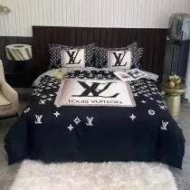 ルイヴィトン 寝具 LOUIS VUITTON 2021新作 洋式 布団カバー ベッドシート 枕カバー 4点セット lv210911p11-2