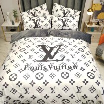 ルイヴィトン 寝具 LOUIS VUITTON 2021新作 洋式 布団カバー ベッドシート 枕カバー 4点セット lv211029p14-4