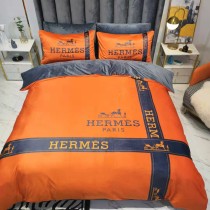 エルメス 寝具 HERMES 2021新作 洋式 布団カバー ベッドシート 枕カバー 4点セット he211029p14-1