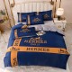 エルメス 寝具 HERMES 2021秋冬新作 洋式 布団カバー ベッドシート 枕カバー 4点セット he211029p13-1