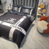 シャネル 寝具 CHANEL 2021新作 洋式 布団カバー ベッドシート 枕カバー 4点セット ch211029p14-2