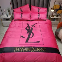 サンローラン 寝具 Saint Laurent 2021新作 洋式 布団カバー ベッドシート 枕カバー 4点セット ysl211029p14
