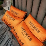 エルメス 寝具 HERMES 2021新作 洋式 布団カバー ベッドシート 枕カバー 4点セット he211029p14-3