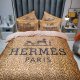 エルメス 寝具 HERMES 2021新作 洋式 布団カバー ベッドシート 枕カバー 4点セット he211029p14-4